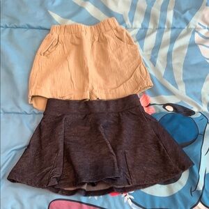 Old Navy skort and shorts (not sure brand)